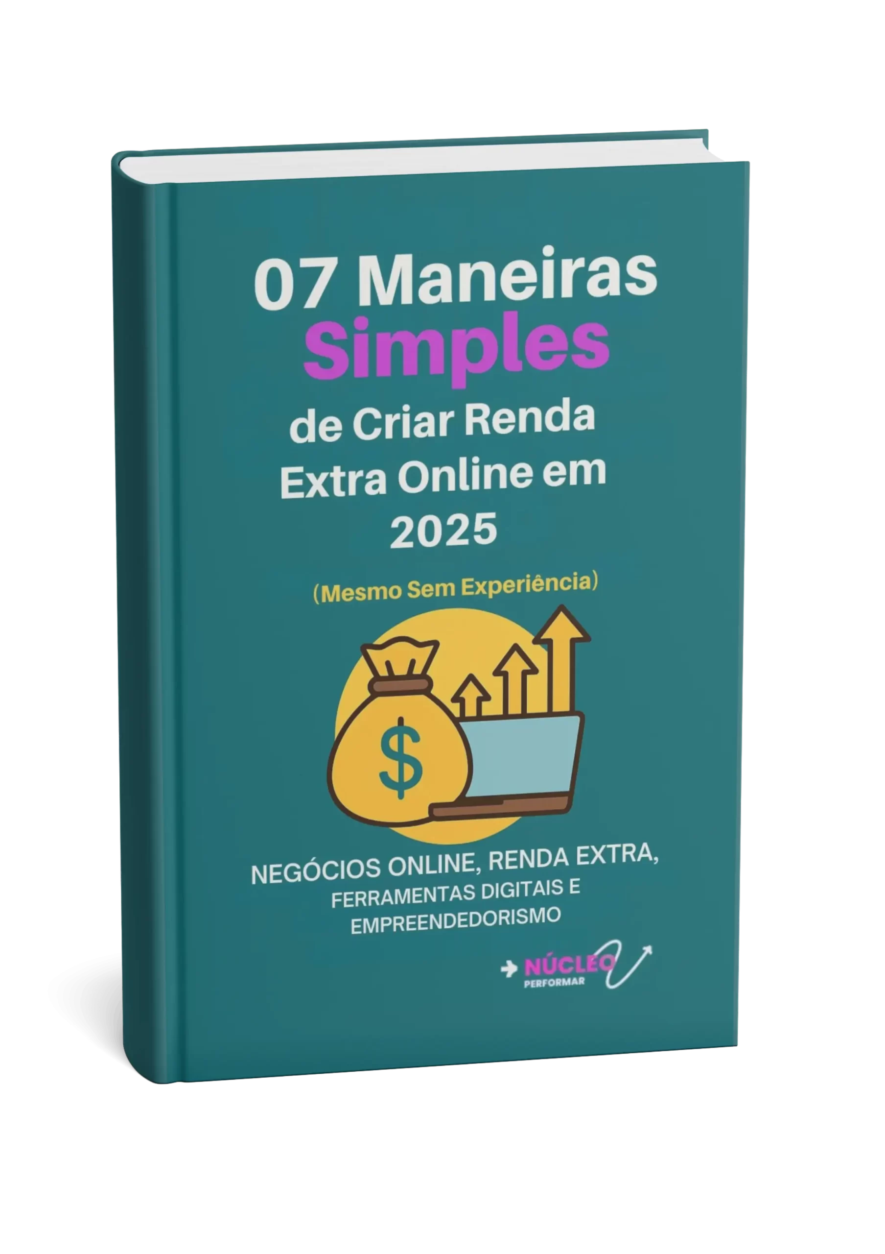 Capa do eBook 7 Maneiras de Criar Renda Extra Online