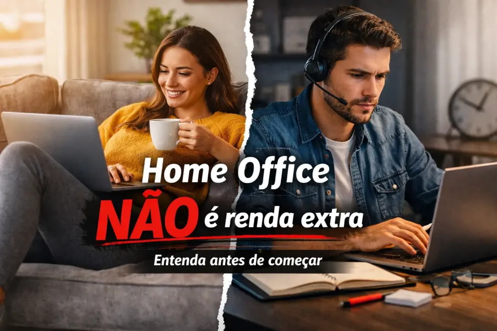 Home office não é renda extra