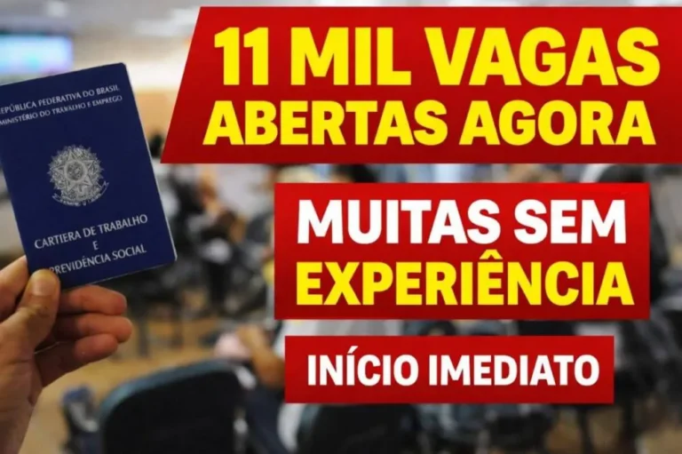 vagas abertas em minas gerais