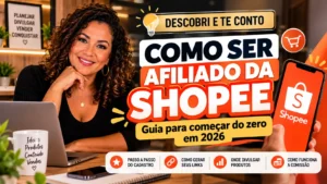 como ser afiliado da Shopee